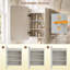 Wall Mounted Mirrored Bathroom Cabinets 2 Adjustable Shelves with Mirror-749338066-749338067