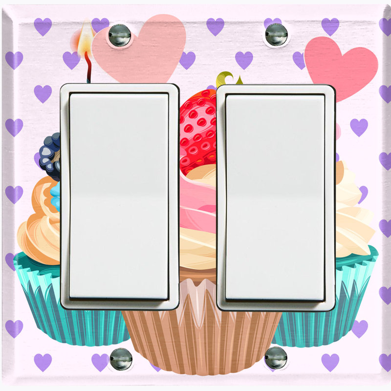 Plaque murale décorative Cupcake Trio