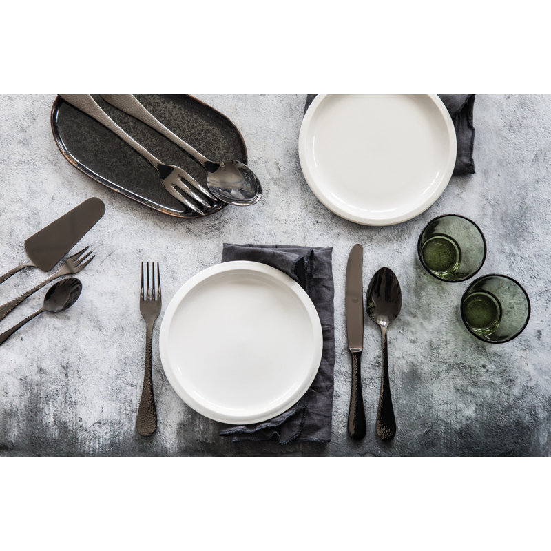 Epoque Flatware Set, Black Gold