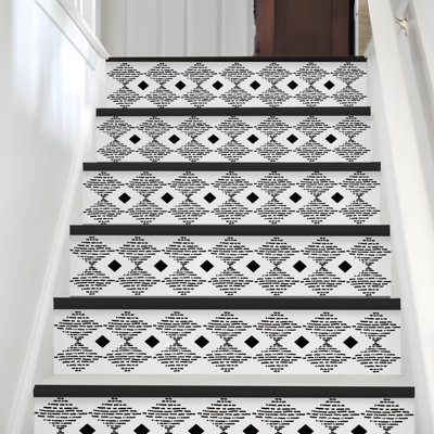 Décalcomanie de carreaux de style bohémien