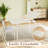 Foldable Dining Table Set Extendable Wood Top-933584952-918190848-933584958