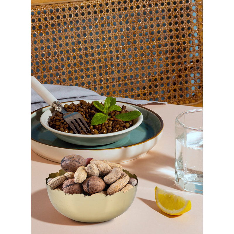 Merzedes Metal Decorative Bowl 1
