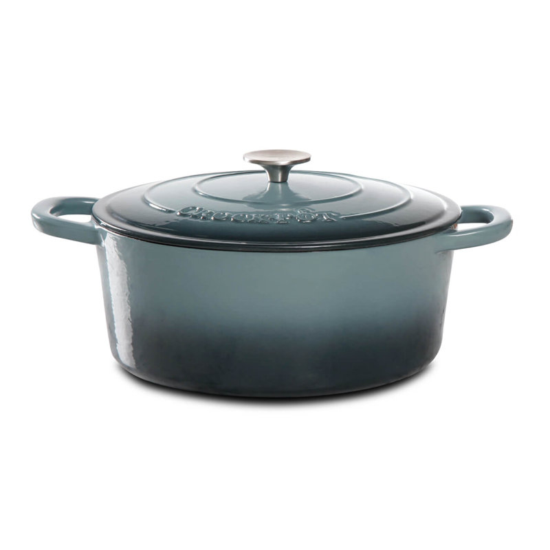 Cocotte en fonte émaillée 7 pte avec couvercle Crock-Pot Artisan, Gris ardoise
