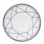 Gem Cut Onyx Bread and Butter Plate