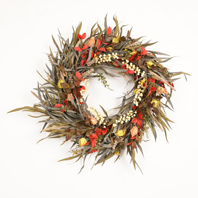 Couronne de feuillage d'automne rustique 26 po