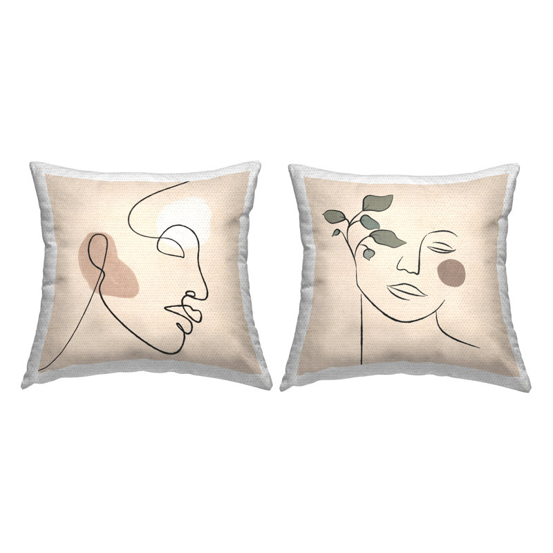 Ensemble de 2 coussins d'extérieur Boho