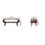 Feumore Solid Wood Four Leg Coffee Table with Storage-593459255