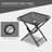 Zero Gravity Chair Set With Side Table, Folding Reclining Chair With Cupholders & Pillows-516935877