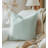Solid Light Blue Cotton Slub Pillow Cover-108672891