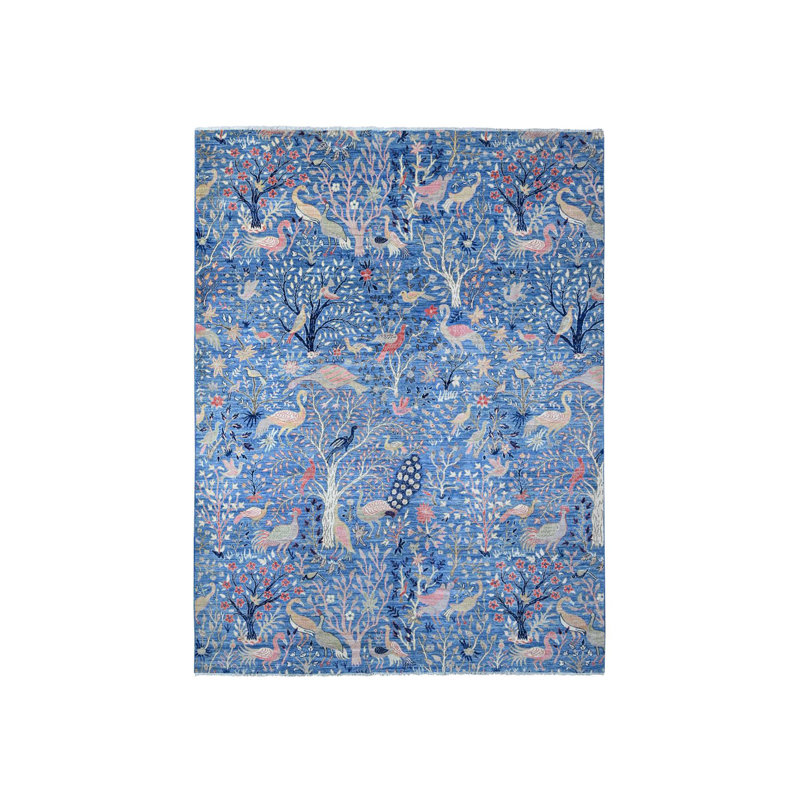 Tapis oriental en laine noué à la main 9 pi x 11 pi 10 po Peshawar A34A1FB95F65416E9C233F0053423BE8