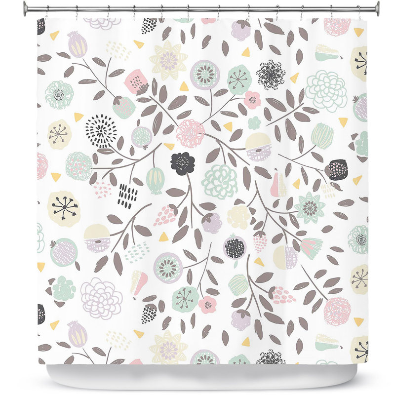 Haney Scandinavian Single Shower Curtain