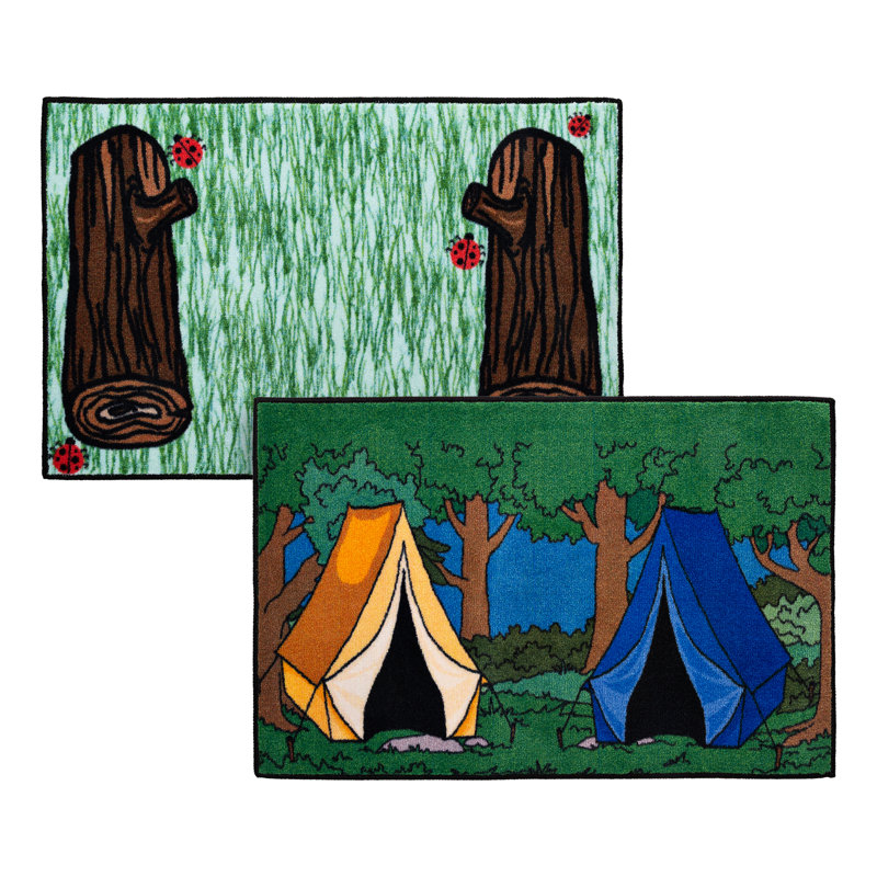 Buddy Time Kids Rugs (Log & Tent)