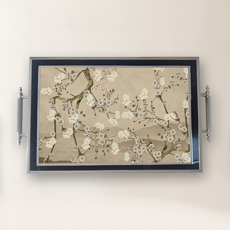 Élégant plateau en verre de 19,7 po x 11,4 po x 1,4 po | Fabrication 100% verre durable | Facile à nettoyer avec un chiffon humide | Idéal pour le service, la présentation décorative et l'organisation | Ajout élégant à la décoration intérieure