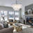 6 Light Modern Coastal Light Fixture Capiz Shell Chandelier-1006616229