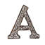 Ensemble de 6 blocs de lettres