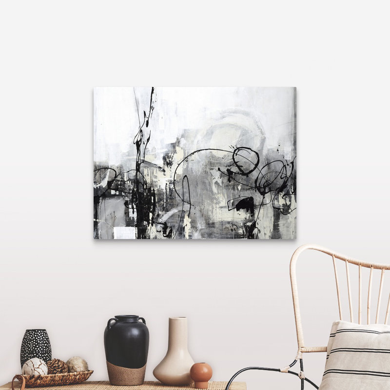 Tendance de l'industrie - Peinture, H 30 po x l 40 po x P 1,25 po, Toile tendue