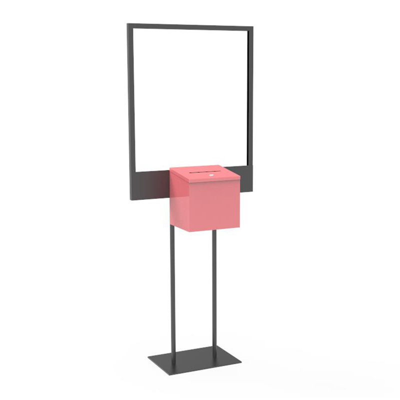 Socle, affiche de collection de ballons avec boîte en métal, Rose