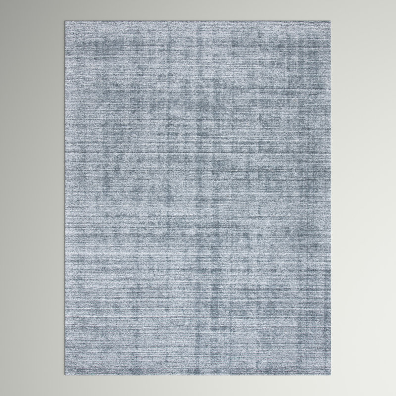 Newcastle Hand-Loomed Gray Area Rug, Rectangle 9' x 12'