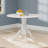 Elcin Solid Wood Top Pedestal Dining Set-351436355-351436376-351436378