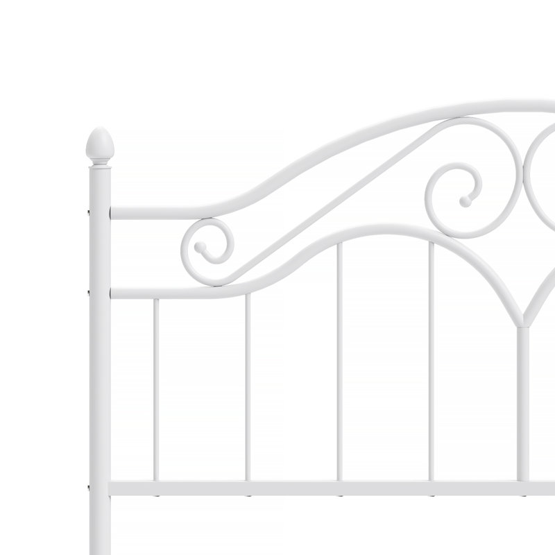 Lit plateforme Cerena, Grand, Blanc