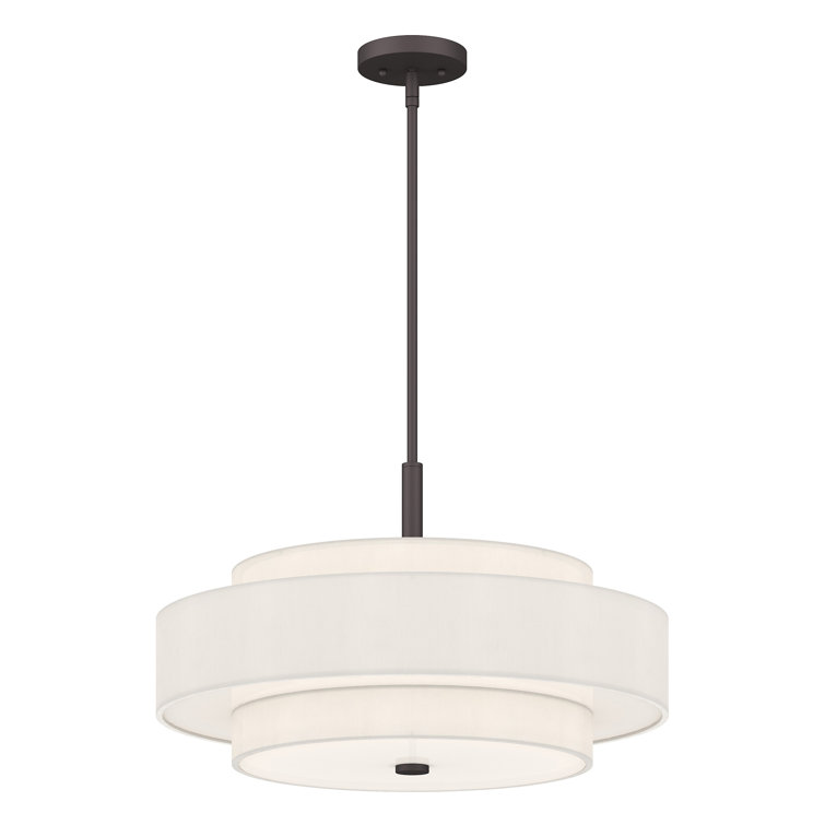 Joss & Main Armande Fabric LED Flush Mount & Reviews