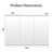 Lunara Full Length Rectangle Tempered Glass Flat Wall Mirror, Home Gym Mirror for Yoga/Dance/Workout Studio Mirror(Set of 2/3)-1073568011