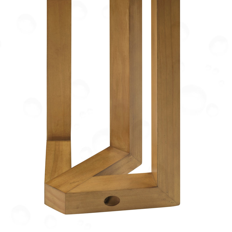 Ensemble de table de bar 4 pièces avec 3 tabourets de bar rembourrés, Naturel