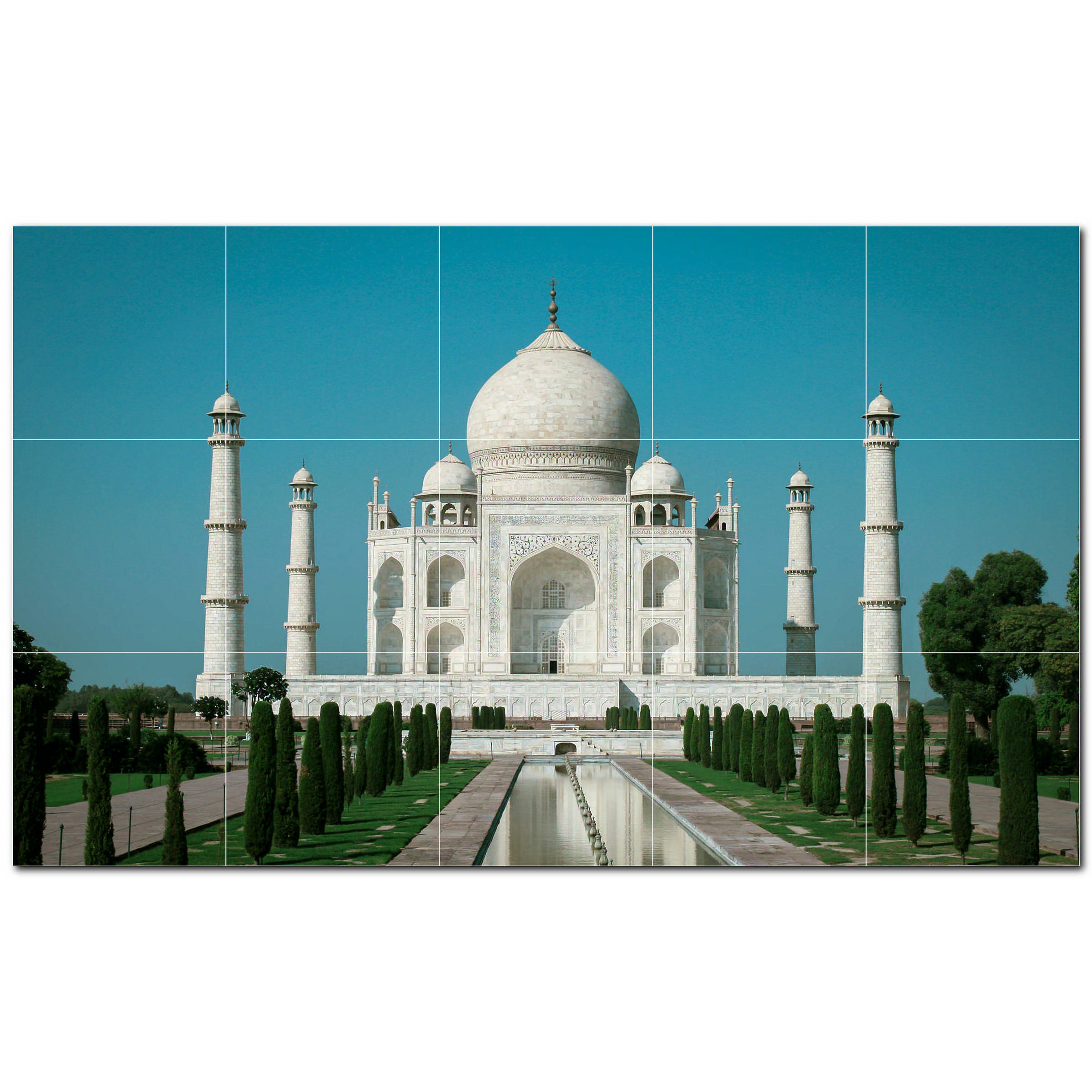 Famous Places Photo 6'' x 6'' Satin Ceramic Decorative Mural