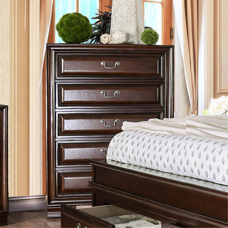 Mobilier de chambre à coucher style transitionnel 1 pièce