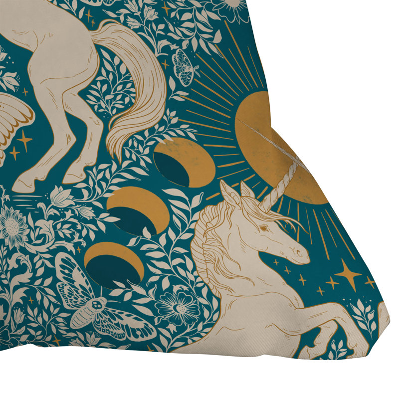  Polyester Indoor/Outdoor Throw Pillow, 16" x 16"