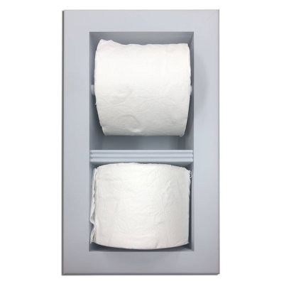 Butler Double Recessed Toilet Paper Holder