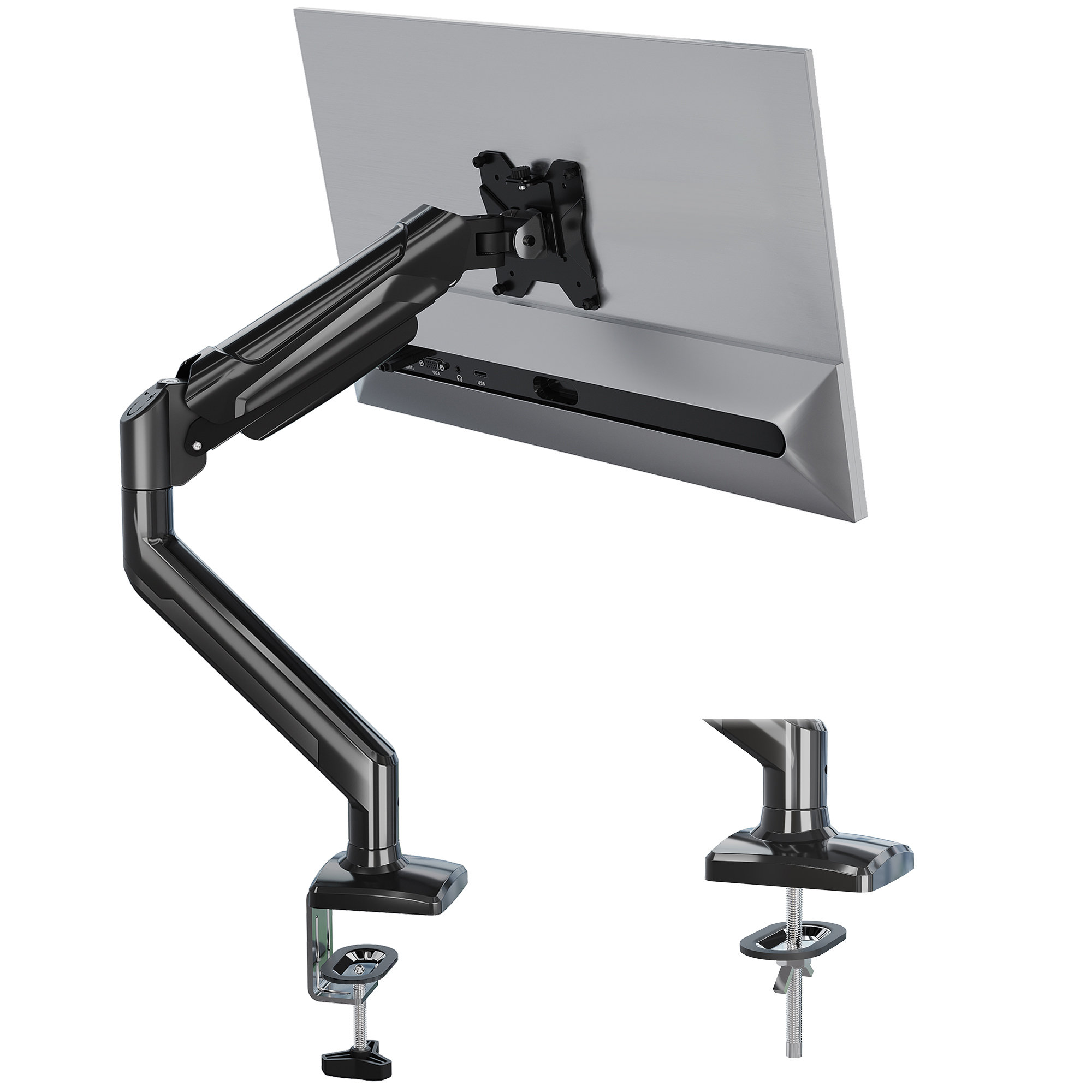 Secure Desktop Inboxes Inbox Zero Duncarbit Inbox Zero Single Screen Desktop Mount | Wayfair.co.uk