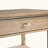 Classic 1pc Sofa Table with Two Drawer and Open Shelf