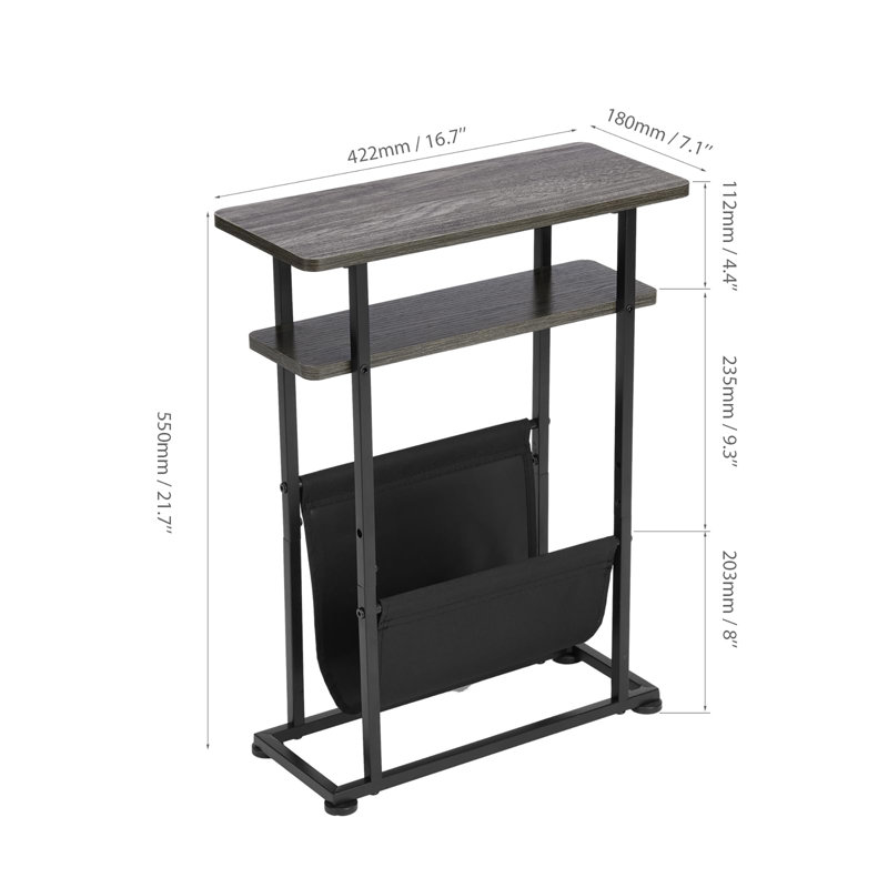 End Table, Grey