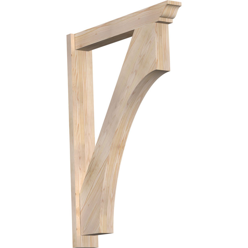 Persienne en bois Westlake, Sapin Douglas de 7 1/2 po (lisse), P 34 po x H 46 po