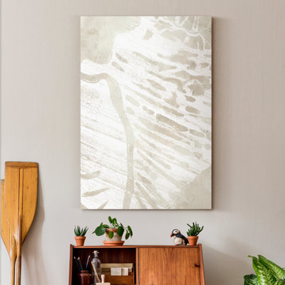 Lin silhouette tropicale III-impression sur toile