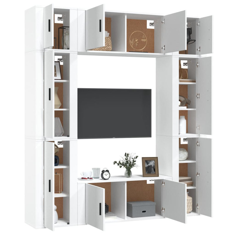 Agamvir Floating Entertainment Centre for TVs up to 43", White