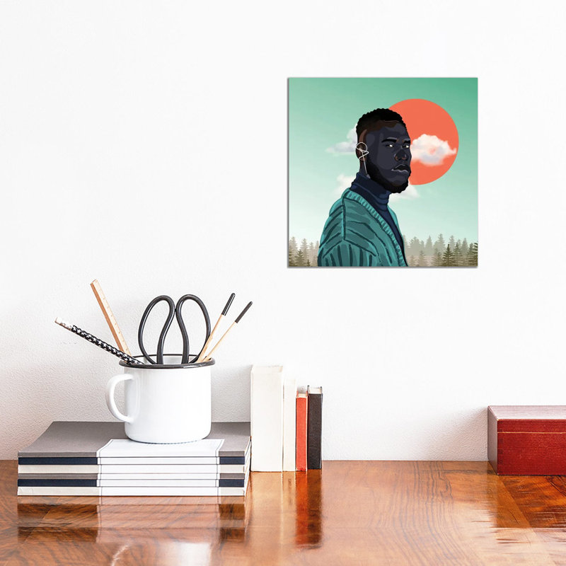 James 1 Piece Wall Art on Canvas, 30.48 cm H x 30.48 cm W, Wrapped Canvas