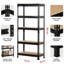 70cm W Manufactured Wood Height -Adjustable Shelving Unit-676522554-744789116
