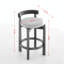 Tabouret de bar pivotant-384545849