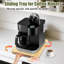 Plateau à roulettes 360 ° pour cafetière, plateau coulissant pour appareil de comptoir avec roulettes en caoutchouc (naturel)-130911942