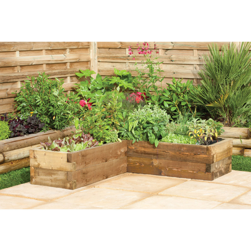 Caledonian Handmade Wood Raised Garden Bed