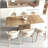Expandable Dining Table with Storage Cabinet