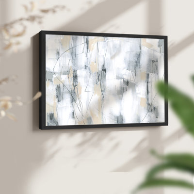 Stone Hatchmarks I -Framed Print - Restickable