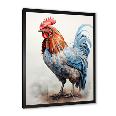 Strutting Rooster Majesty - Chicken Animal Wall Art
