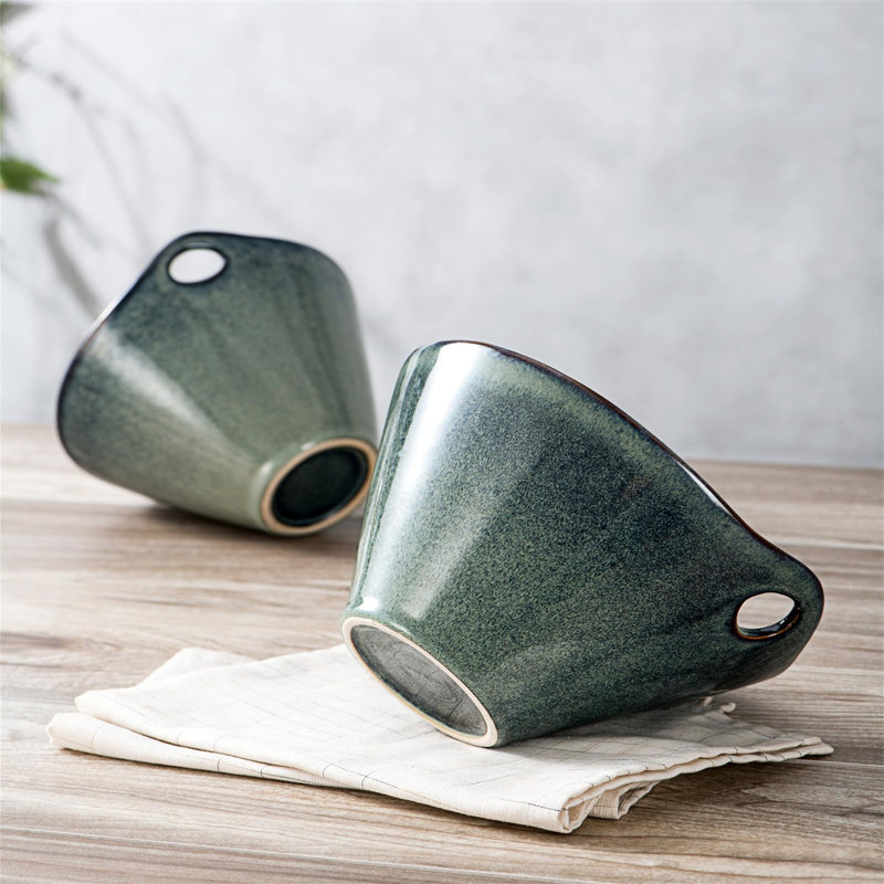 Reymon 10cm Porcelain China Soup Bowl, Green