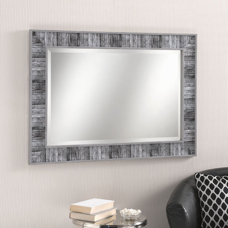 Conkle Mirror, 105.6cm H x 75.1cm W, Grey