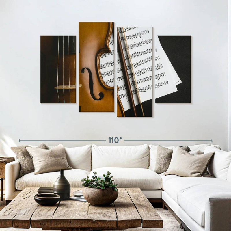 Abarca Violin Practice Sheets, 54" H x 84" W