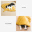  Couverture pour animaux en forme de feuille, jaune ginkgo