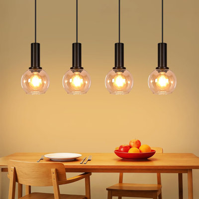 4 - Light Matte Black Pendant